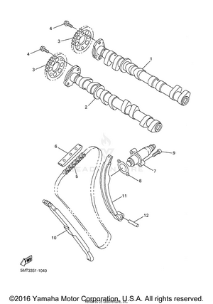 Camshaft Chain Schematic