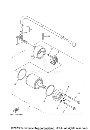 Starting Motor Schematic