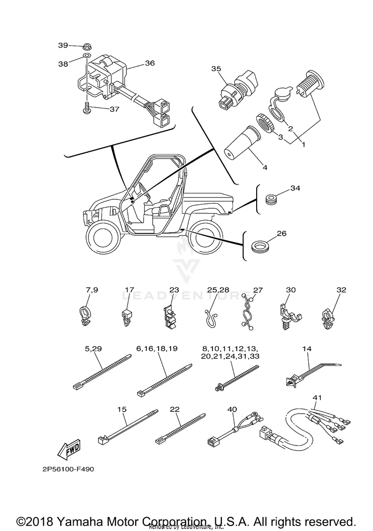 Electrical 2 RHINO 450 SPECIAL ED - YXR45FSPX - 2008 Schematic