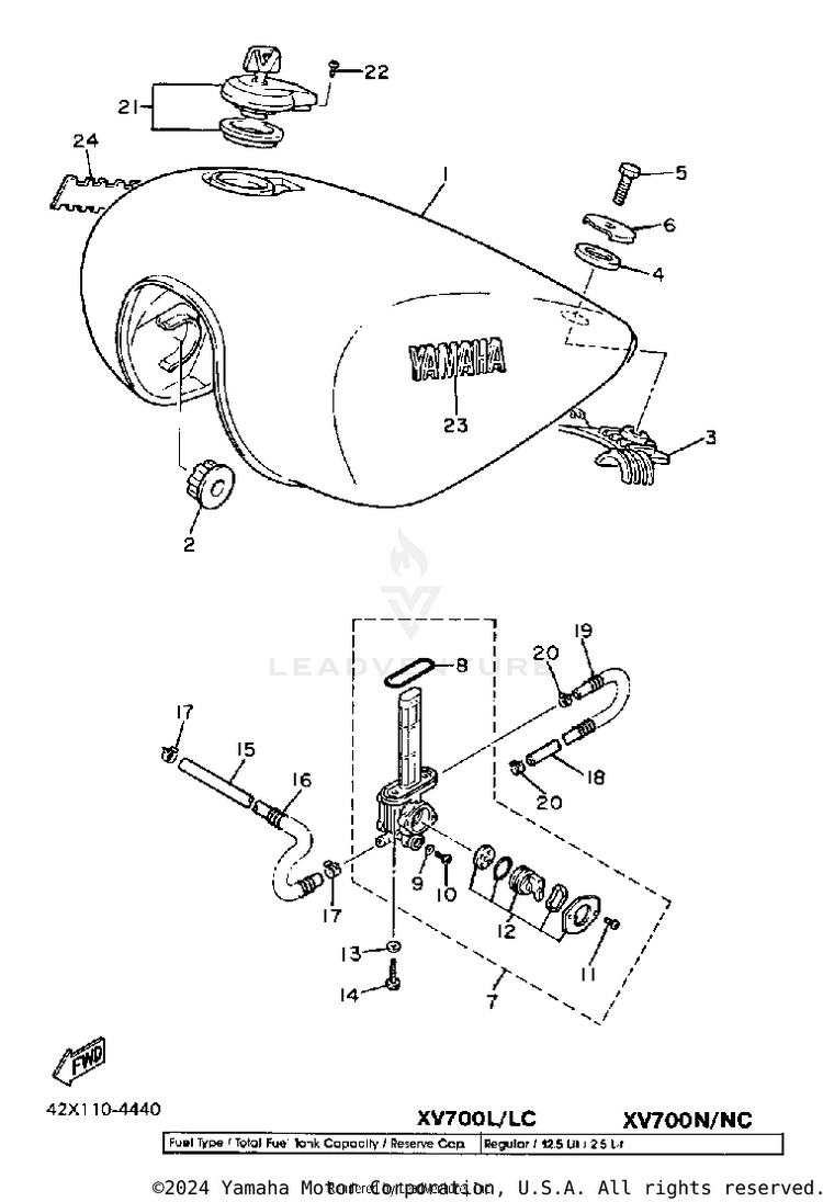 Fuel Tank 49 States Schematic