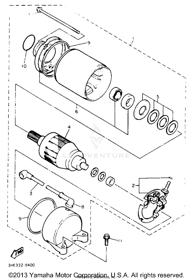 Starting Motor Schematic