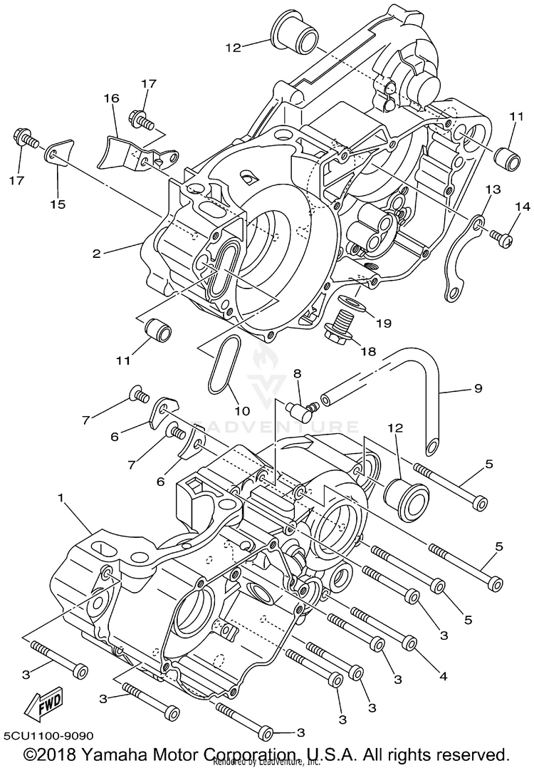 Crankcase Schematic
