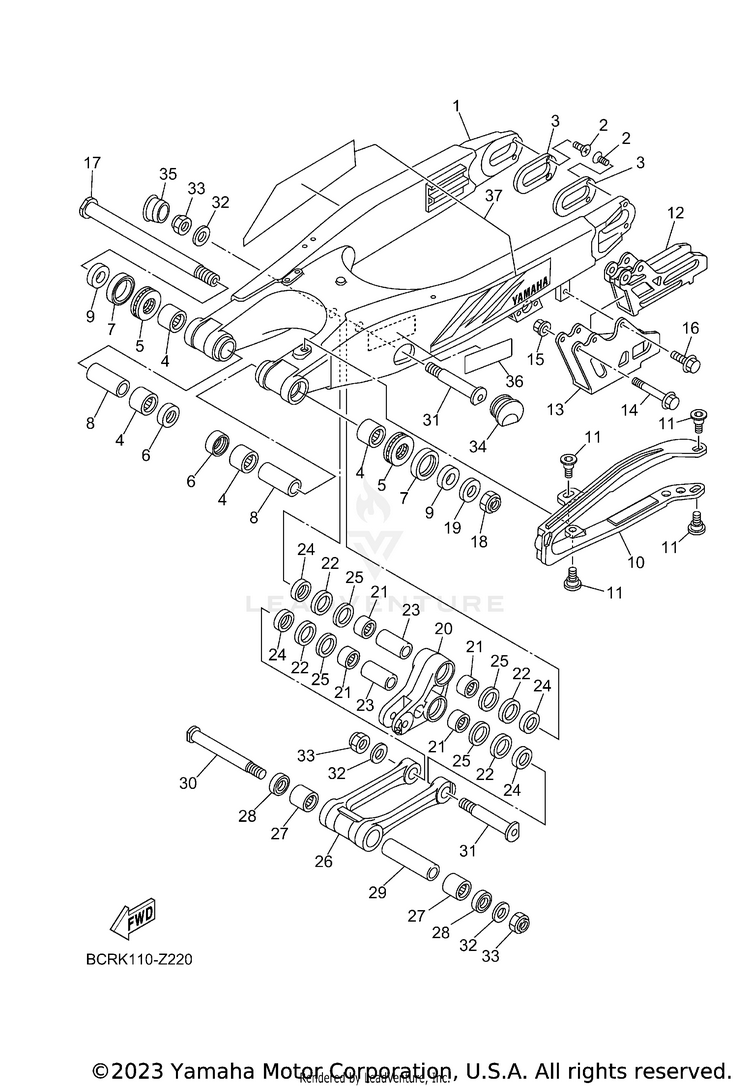 Rear Arm Schematic