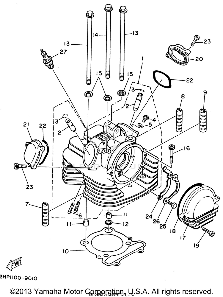 Cylinder Head Schematic