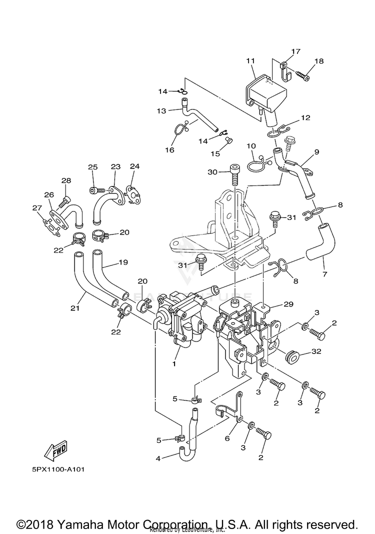 Air Induction System Schematic