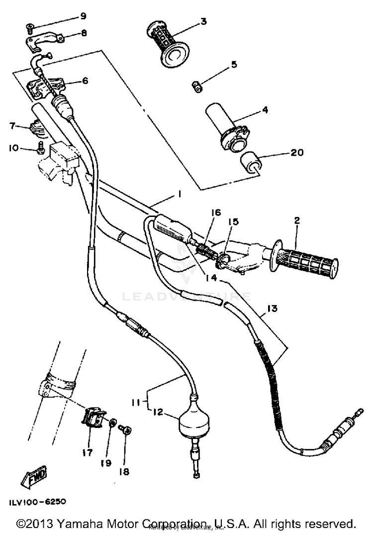 Handlebar Cable Schematic