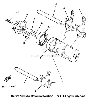 Shift Cam Fork Schematic