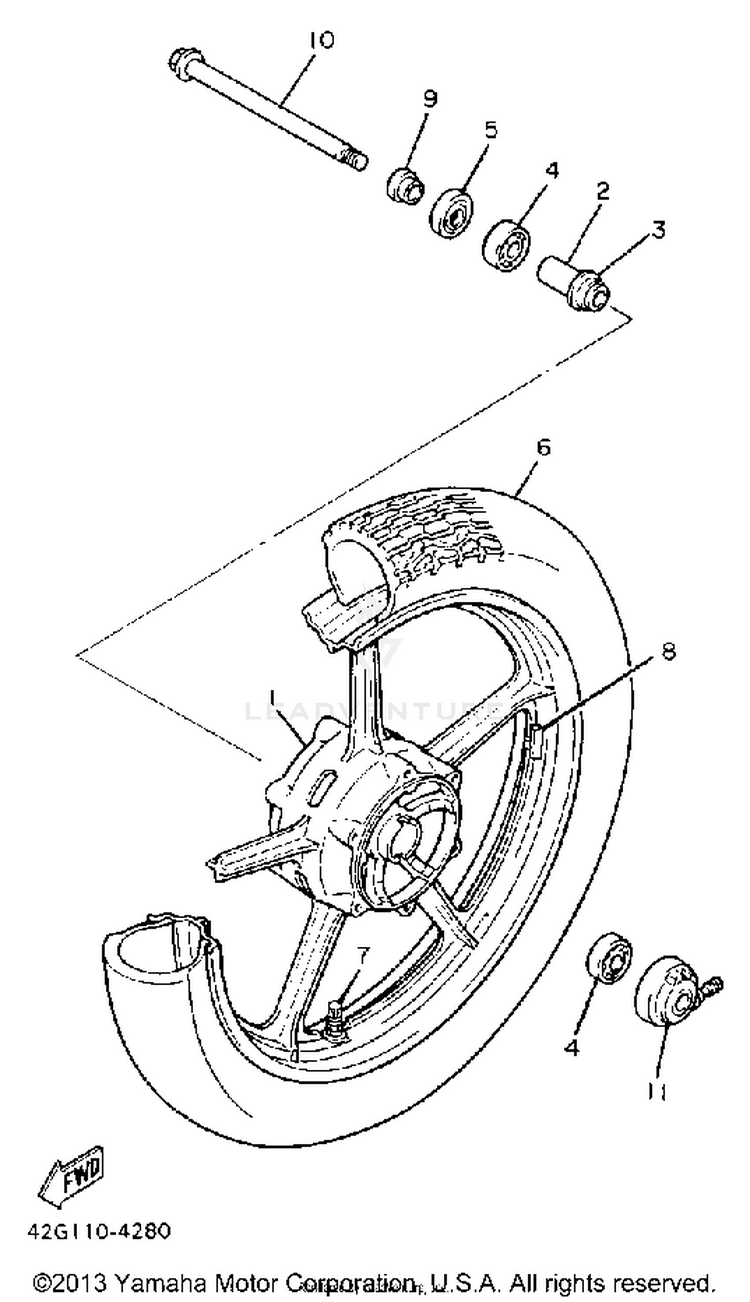Front Wheel Schematic