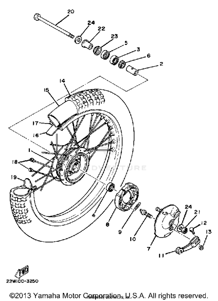 Front Wheel Schematic