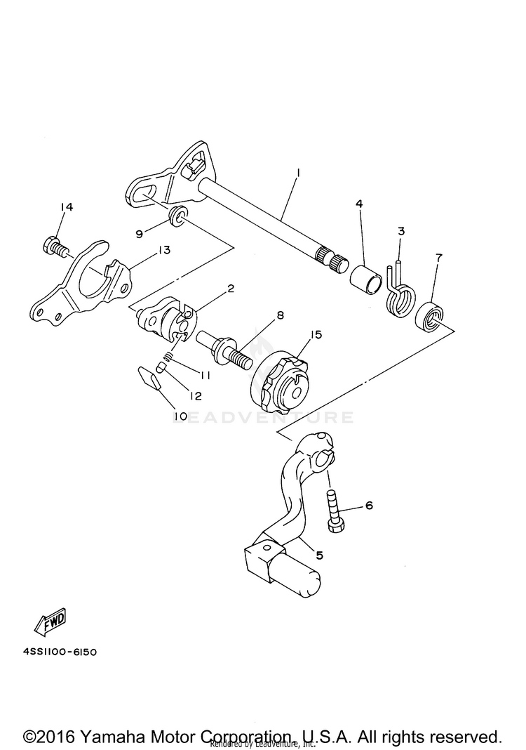 Shift Shaft Schematic