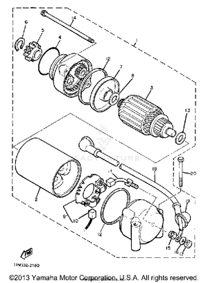 Starting Motor Schematic