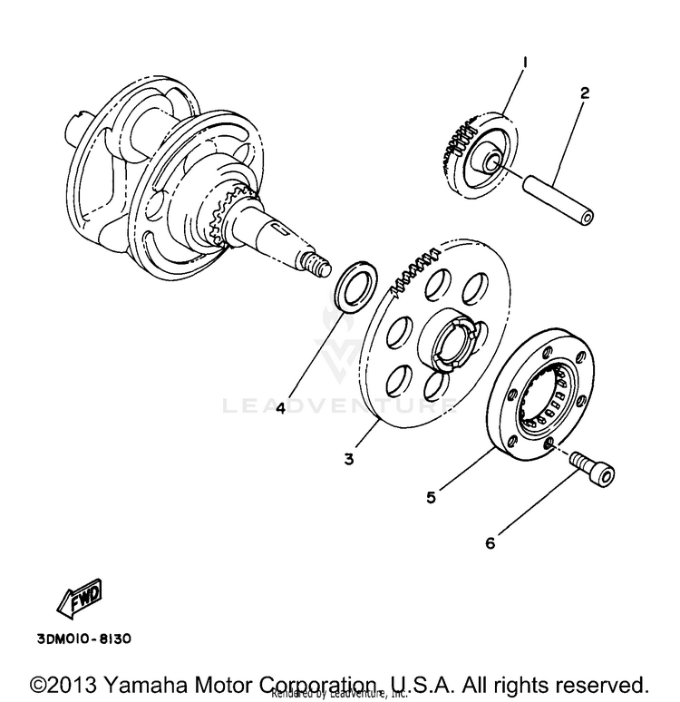Starter Clutch Schematic