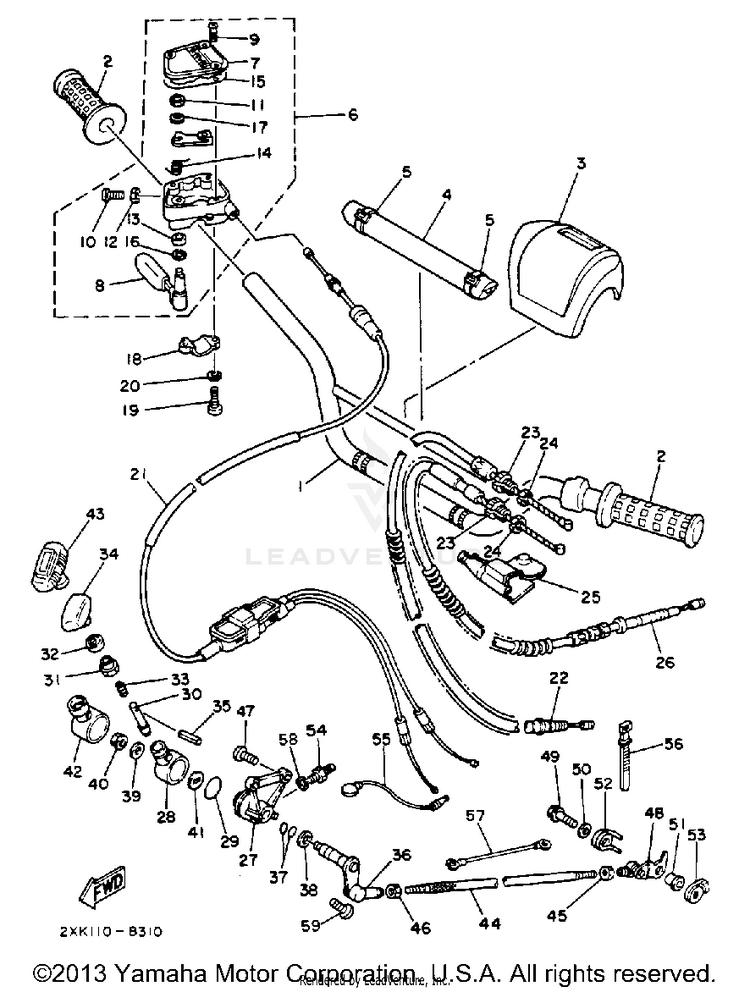 Handlebar Cable Schematic