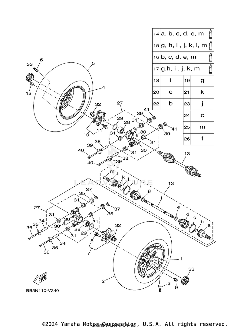 Rear Wheel Schematic