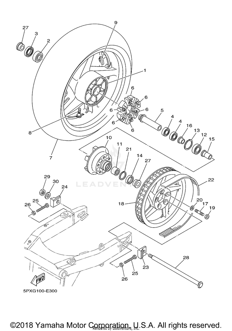 Rear Wheel Schematic