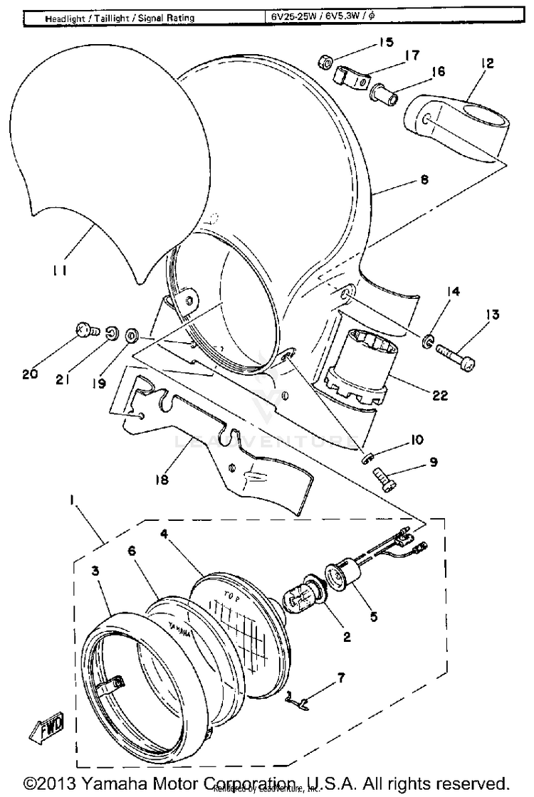 Headlight Schematic