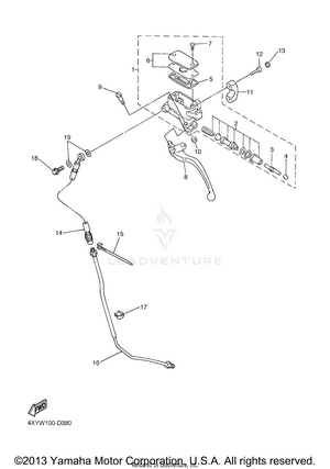 Front Master Cylinder 2 Schematic
