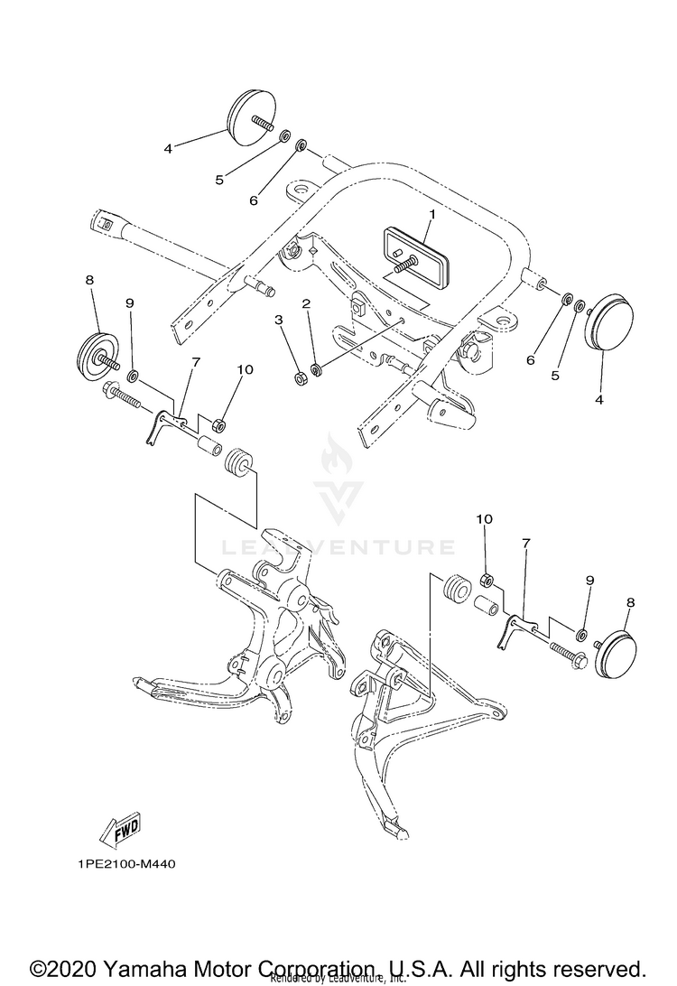 Electrical 2 RAPTOR 700R - YFM70RSCLL - 2020 Schematic