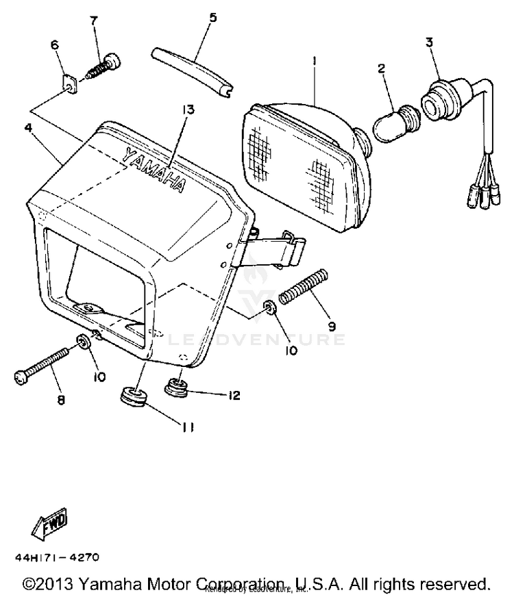 Headlight Schematic
