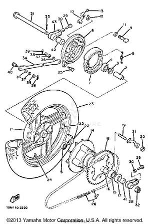 Rear Wheel Schematic