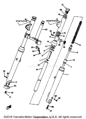 Front Fork Schematic