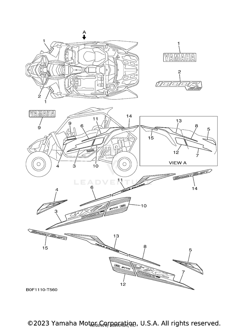 Graphics YXZ1000R EPS SS SE - YXZ10YESJL - 2018 Schematic