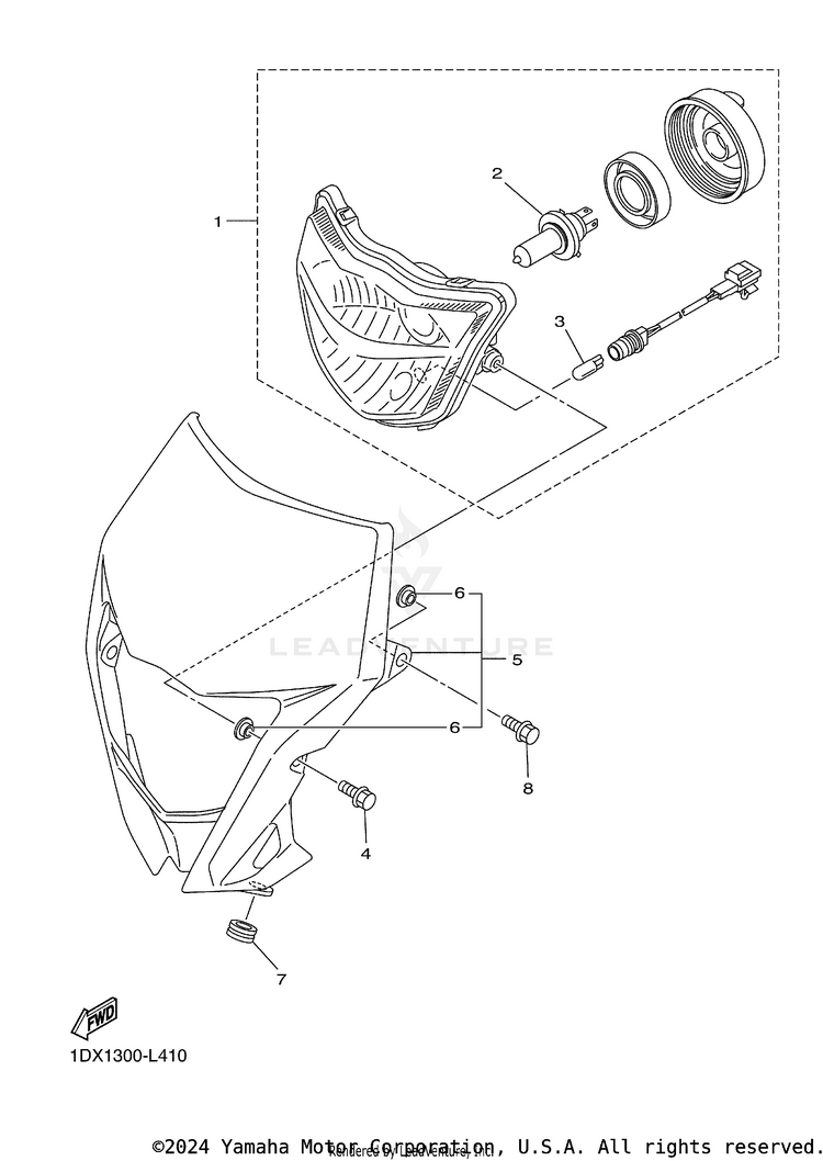 Headlight Schematic