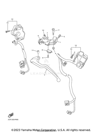 Handle Switch Lever Schematic