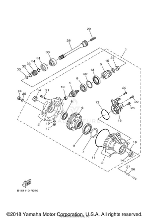 Front Differential Schematic