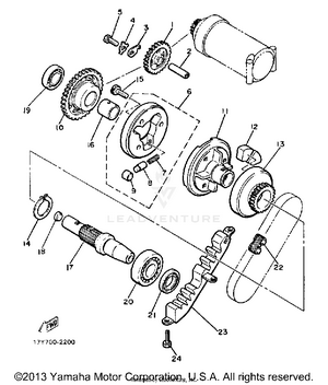 Starter Clutch Schematic