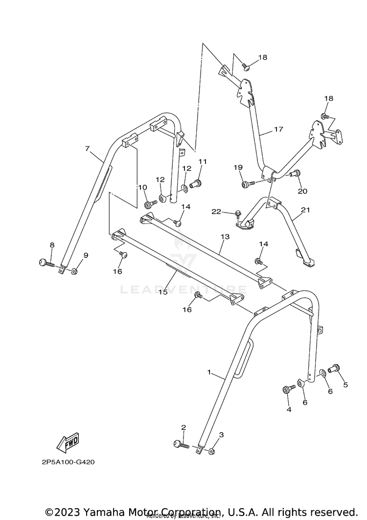 Guard 2 RHINO 700 FI - YXR7FYGR - 2009 Schematic