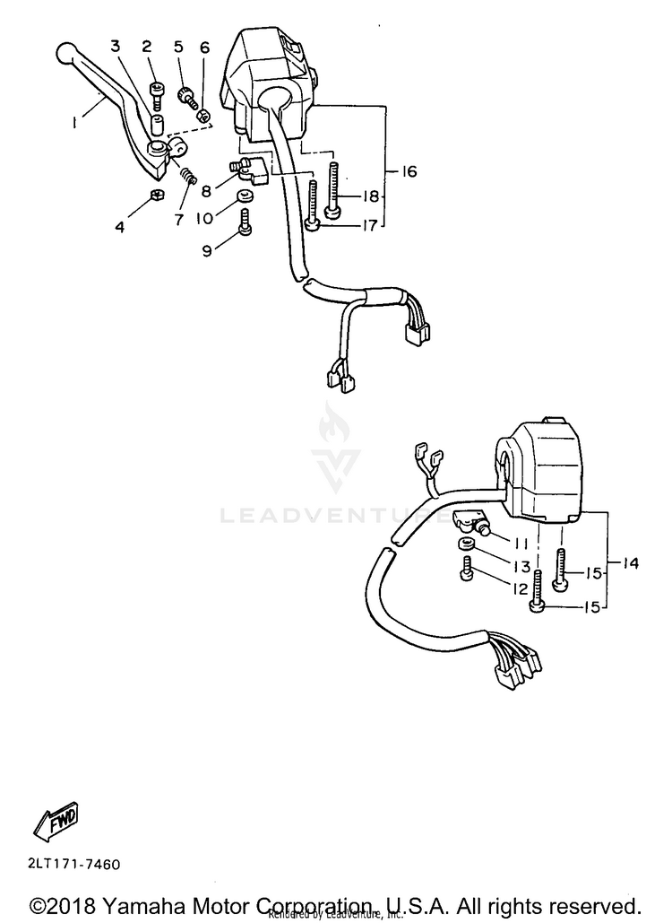 Handle Switch Lever Schematic