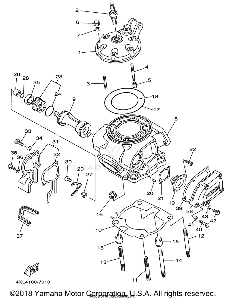 Cylinder Head Schematic