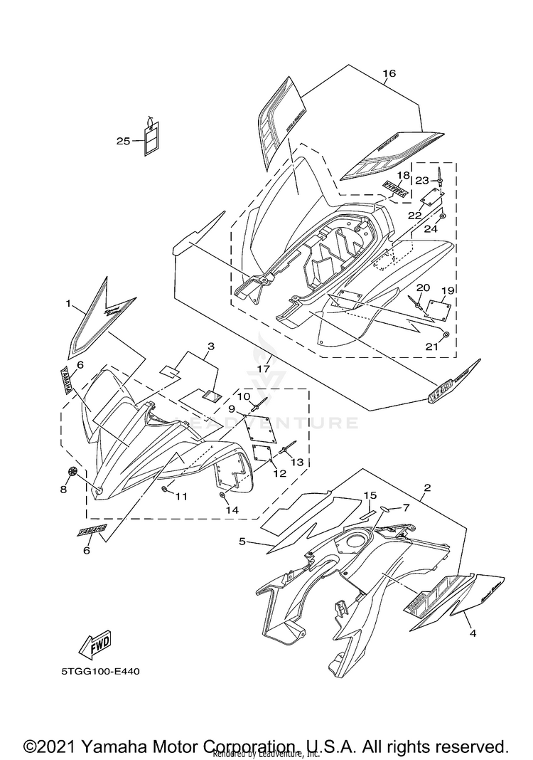 Emblem Label 1 YFZ450 SPECIAL EDITI - YFZ450SPV - 2006 Schematic