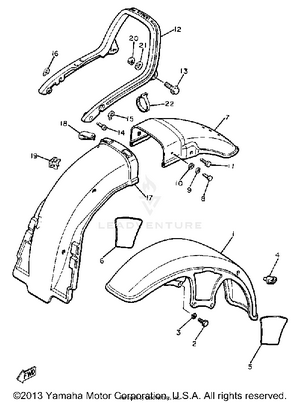 Front Fender Rear Fender Schematic
