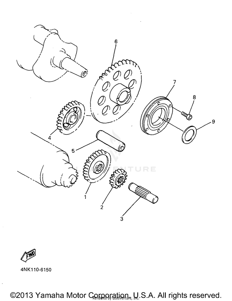 Starter Clutch Schematic