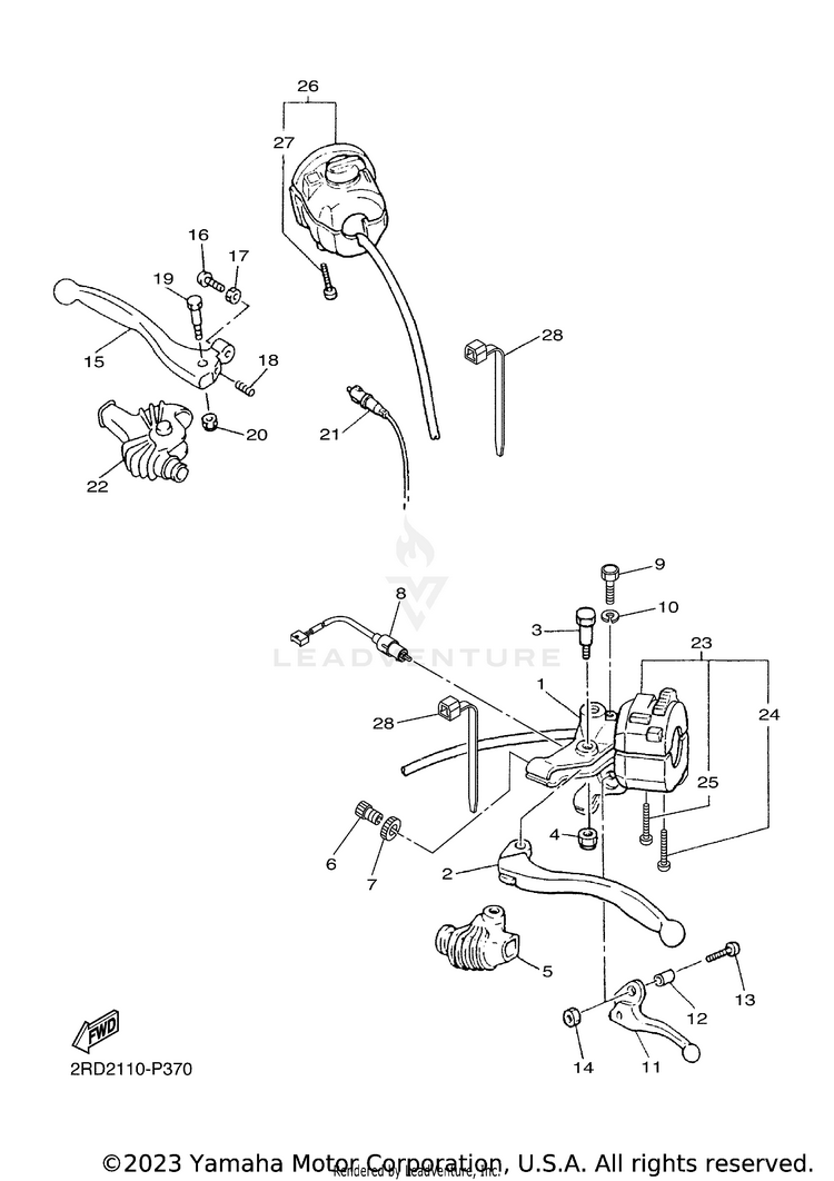 Handle Switch Lever Schematic