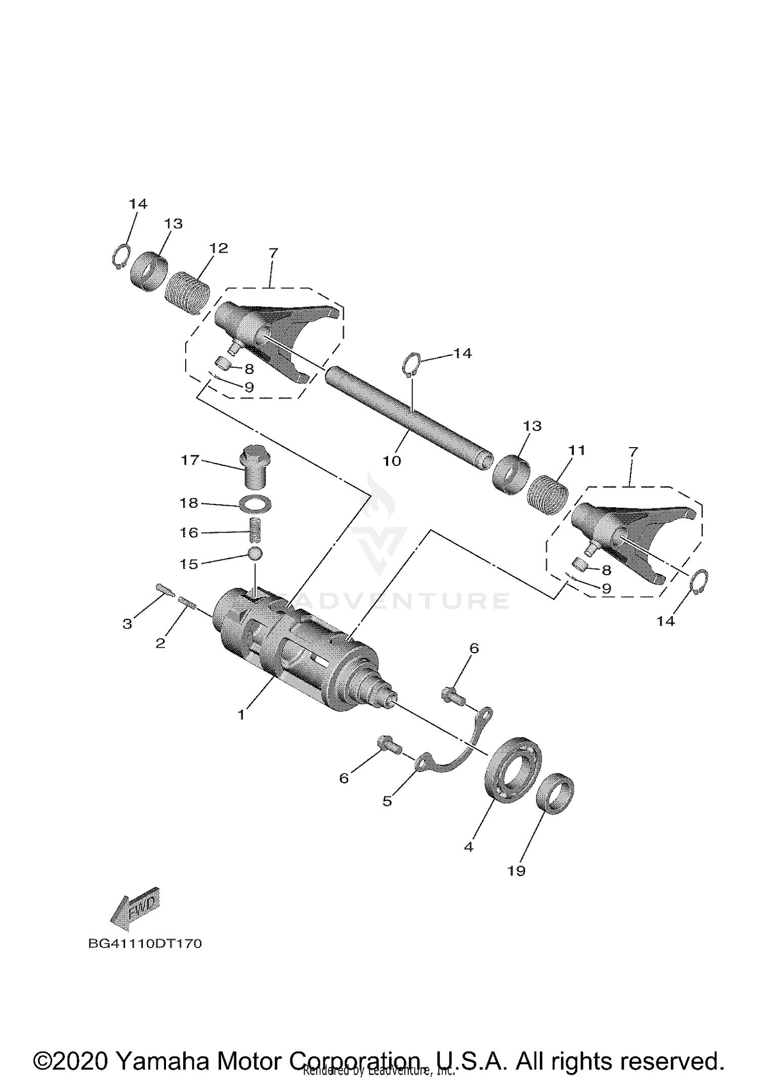 SHIFT CAM FORK