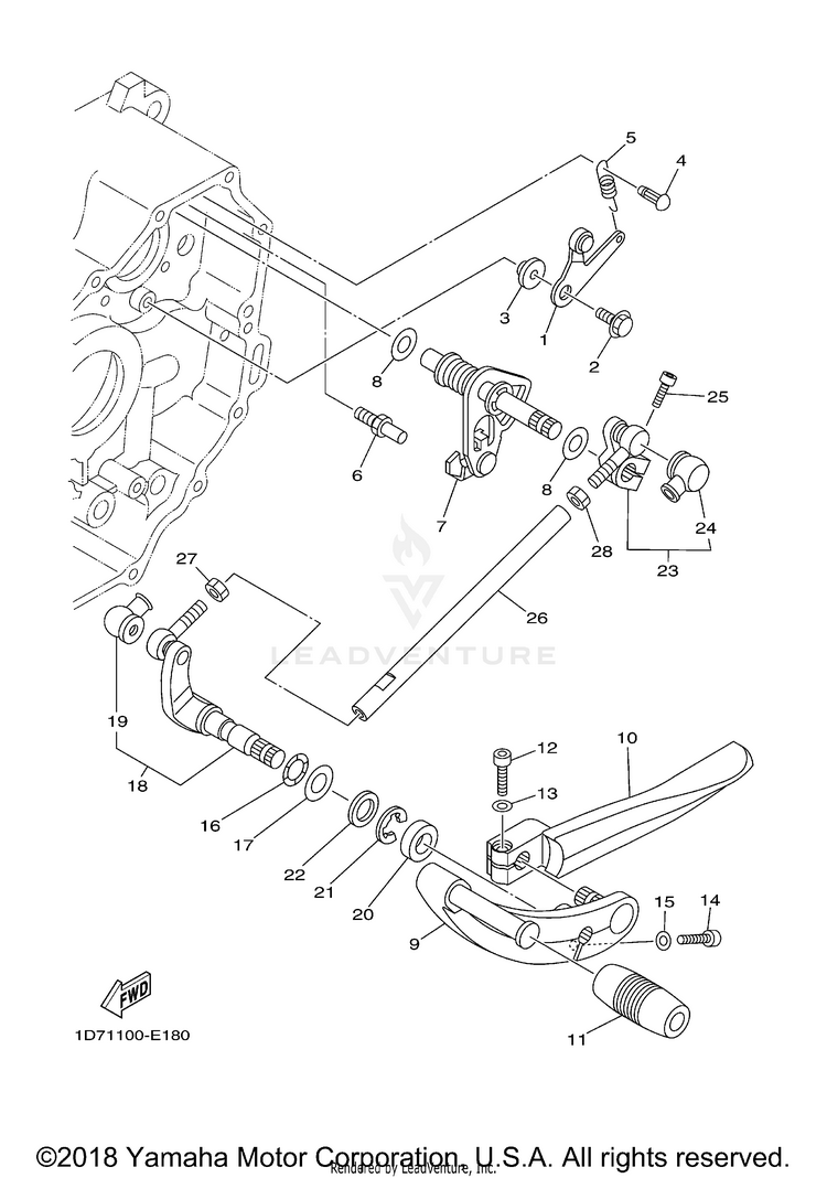 Shift Shaft Schematic