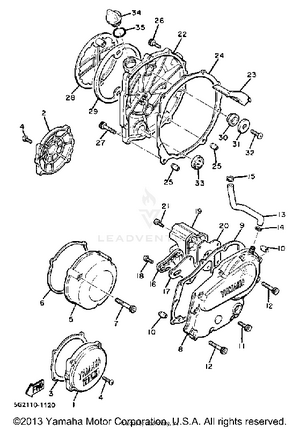 Crankcase Cover Schematic