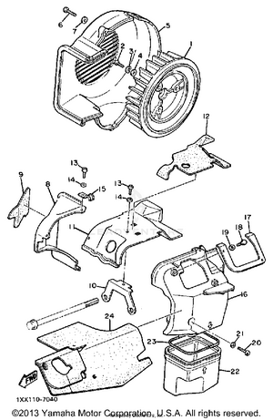 Air Shroud Fan Schematic