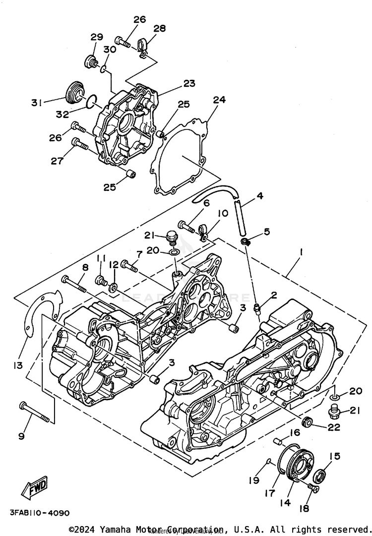 Crankcase Schematic