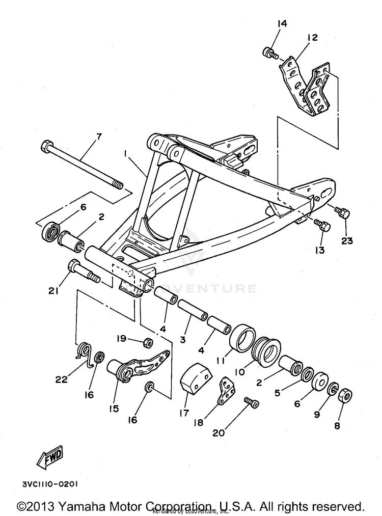 Rear Arm Schematic