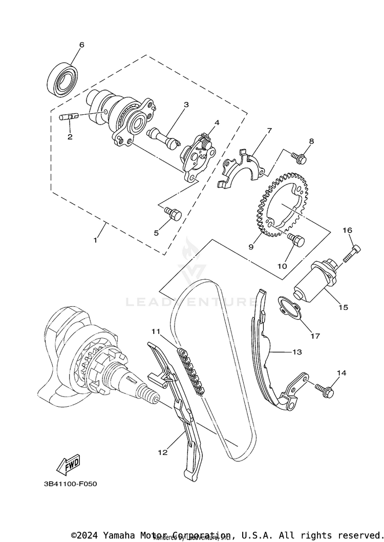Camshaft & Chain Schematic