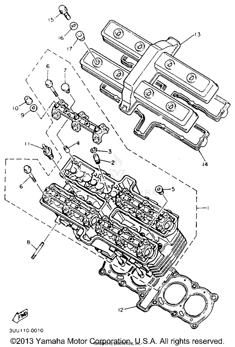 Cylinder Head Schematic