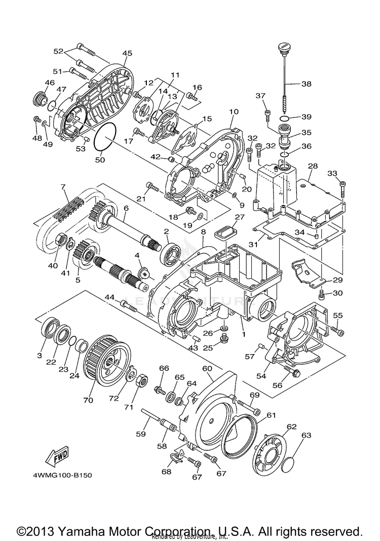 Middle Drive Gear Schematic