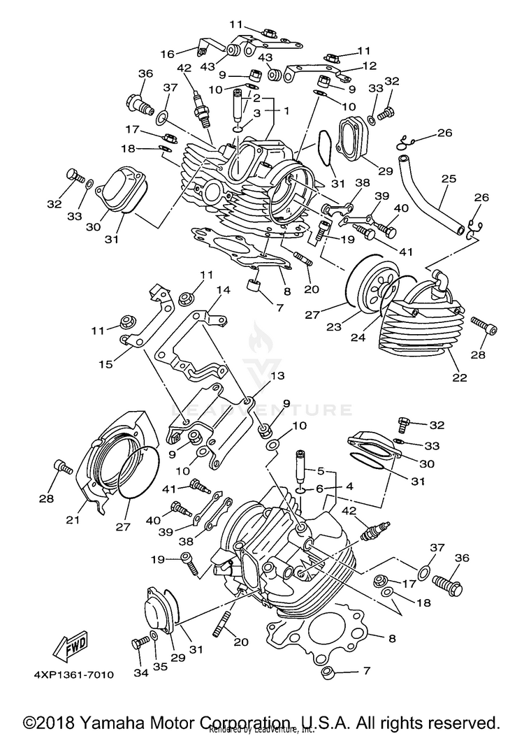 Cylinder Head Schematic