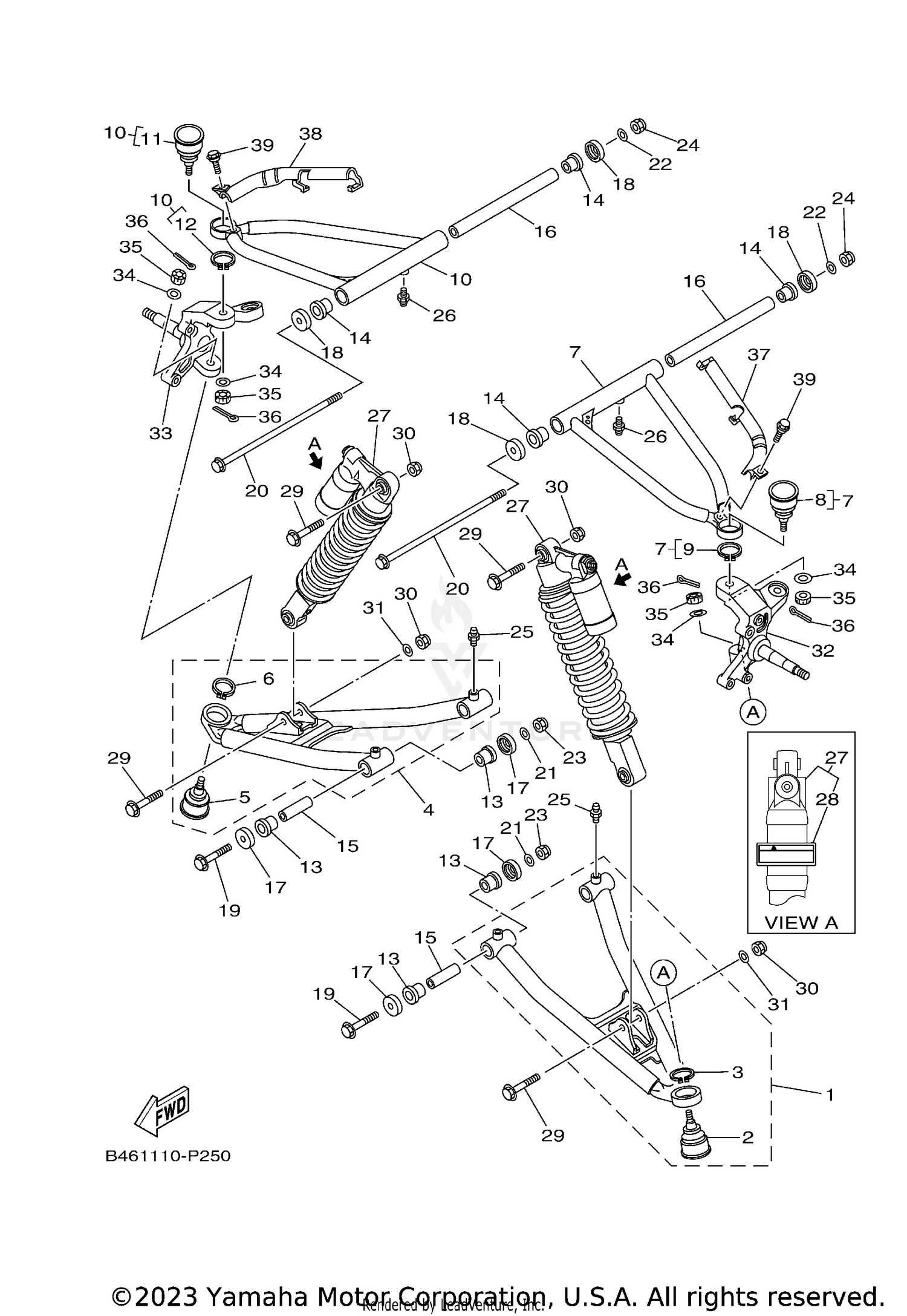 FRONT SUSPENSION & WHEEL