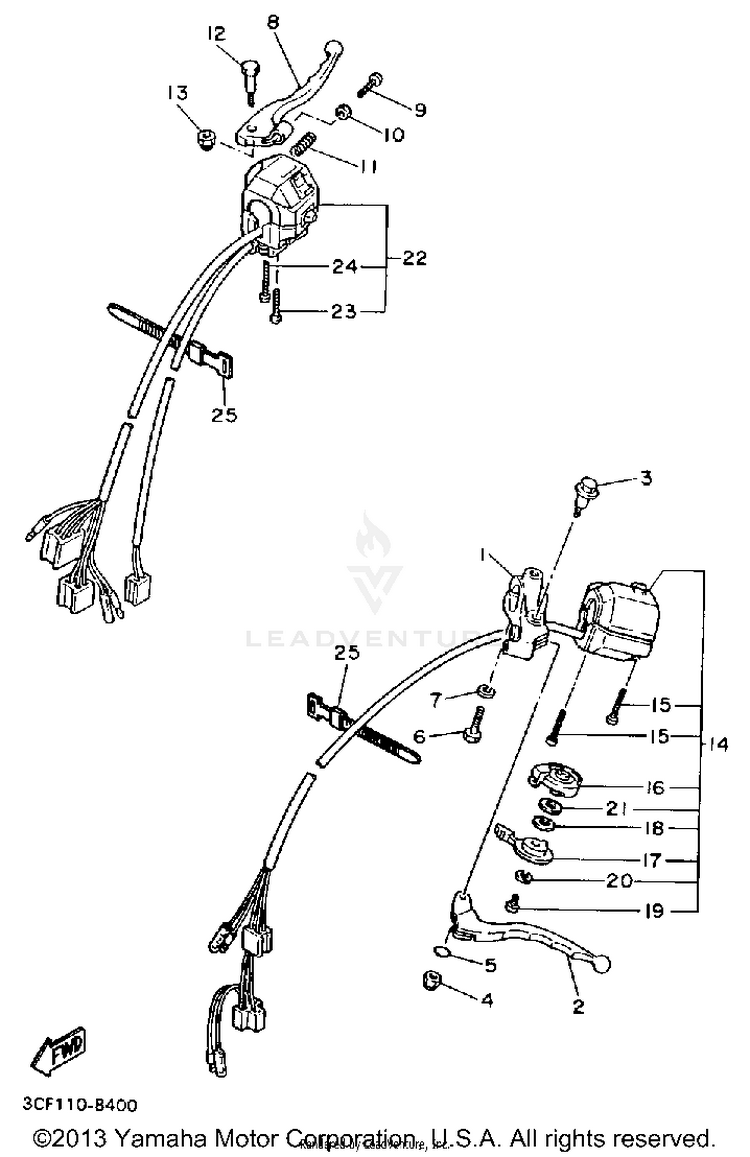 Handle Switch Lever Schematic