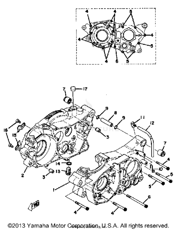 Crankcase Schematic